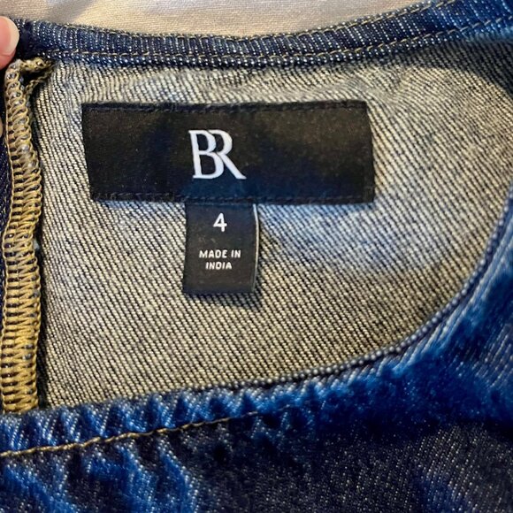 Banana Republic Lina Italian Denim Midi Dress | Size 4 - Picture 10 of 11